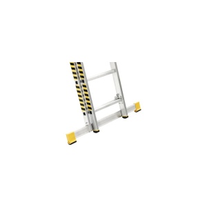 Scara aluminiu profesionala culisanta varianta largita 2x10 trepte - Img 3