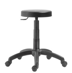 Scaun profesional 1290 Pu Taburet, rotativ din poliuretan - Img 6