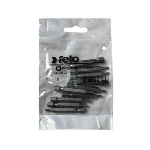 Set 10 biti Felo, seria Industrial profil HEX, E6.3, HX2.5, 50mm - Img 1