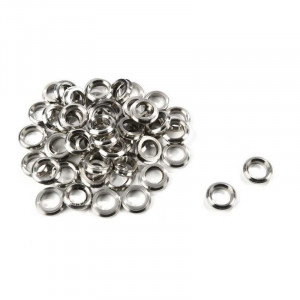 (Set 10) Hublou nichelat fara sticla pentru navomodele, 12mm, Amati - Img 3