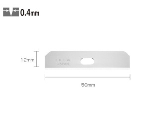 Set 10 Lame de Schimb pentru Cutter de Siguranță Olfa SKB-7/10B