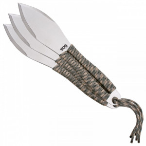 Set 3 cutite de aruncat SOG Fling, otel 3Cr13MoV, lama 71 mm - Img 5