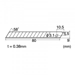 Set 50 lame cutter segmentate INOX de tip A - 9mm, NT Cutter - Img 4