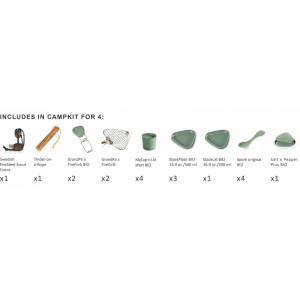 Set CampKit pentru 4 persoane, LIGHT MY FIRE - Img 3
