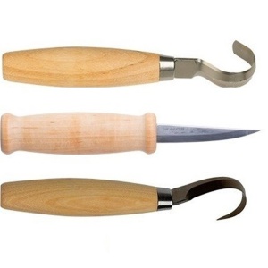 Set cutite sculptura tip carlig, drept, Morakniv - Img 1