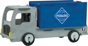 Set de constructie din lemn "Camion" debitat cu laser Pebaro - Img 3