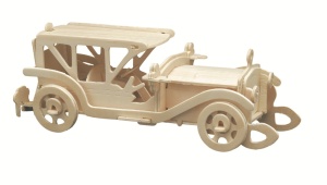 Set de constructie din lemn "Oldtimer III" debitat cu laser Pebaro
