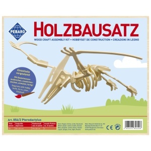 Set de constructie din lemn "Pterodactylus" debitat cu laser Pebaro - Img 2