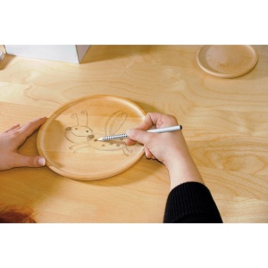 Set pentru pirogravura cu 2 placi de lemn si 9 varfuri, Pebaro - Img 6
