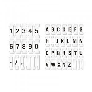 Set sabloane vopsire litere si cifre 0-9 / A-Z, de 5 -30 cm inaltime caracter. - Img 6