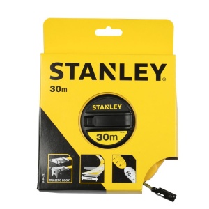 Stanley 0-34-297, ruleta inchisa cu banda de fibra de sticla 30m, tru-zero, vizibilitate ridicata, 30m x 13 mm, blister - Img 3