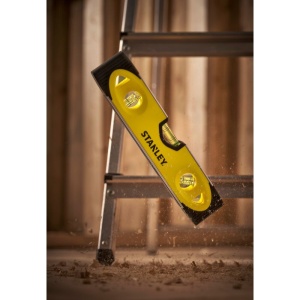 Stanley 0-43-511, nivela torpedo, din aluminiu, 23 cm, 3 fiole blister - Img 7