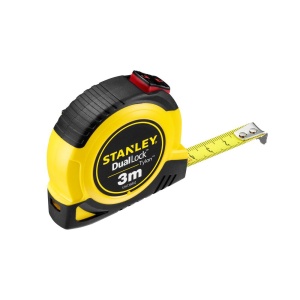 Stanley STHT36802-0, ruleta tylon cu dubla blocare 3m, acoperire Tylon, maner ergonomic, 3m x 13mm, blister - Img 5
