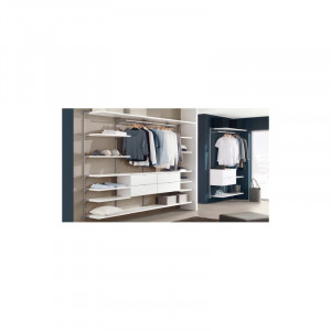 Suport simplu raft pe sina Dolle Single Slot 200mm, pentru rafturi modulare - Img 5