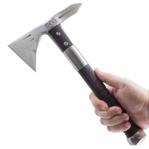 Tomahawk SOG Voodoo Hawk Mini Satin, otel 3Cr13MoV, muchie 70 mm - Img 17