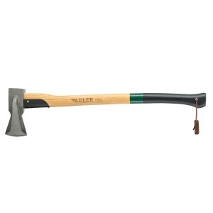 Topor despicare lemne de foc cu teaca din piele, Long Splitter Adler - Img 4