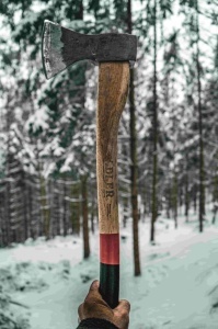 Topor Rheinland Axe cu teaca din piele Adler Tools - Img 4