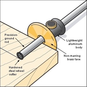 Trusquin Veritas Micro-Adjust Wheel Marking Gauge 05N3521 - Metrica - Img 16
