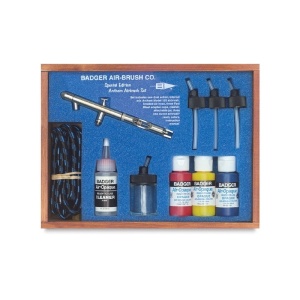 155-7 Set aerograf Anthem Deluxe dubla actiune, Badger - Img 8