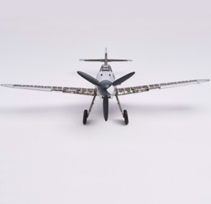Aeromodel Messerschmitt BF109G Fighter, scara 1:16 Model de aeronava din metal - Img 3