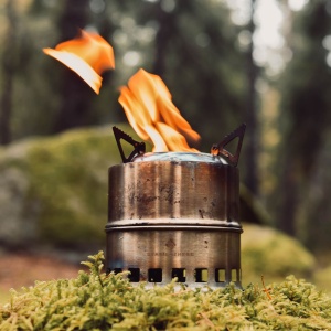 Aragaz pliabil pe lemne Stabilotherm Wood Stove Stack din otel inoxidabil - Img 6