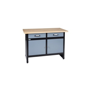 Banc de lucru 1200mm, cu 2 uși și 2 sertare - Img 1