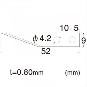 BM-1P Set lame precizie/ debavurare, NT Cutter - Img 3