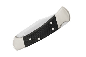 Briceag automat de vanatoare Buck 112 Auto Elite 0112BKSA-B, otel S30V, maner G10 si nichel argintat, Lockback - Img 4