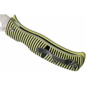 Briceag Caribbean™ G-10 Negru/Galben Sheepfoot, Spyderco - Img 6