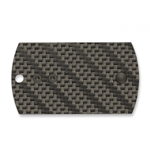 Briceag Dog Tag Folder CF/G-10 Laminate Black, Spyderco - Img 3