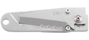 Briceag K.I.S.S. Silver w/Triple Point Serrations, CRKT - Img 4