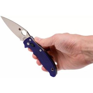 Briceag Manix™ 2 G-10 Dark Blue CPM S110V, Spyderco - Img 7
