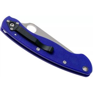 Briceag Military™ Model G-10 Dark Blue CPM S110V, Spyderco - Img 3