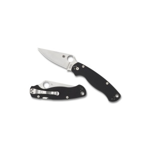 Briceag Para Military™ 2 Black G-10, Spyderco - Img 6