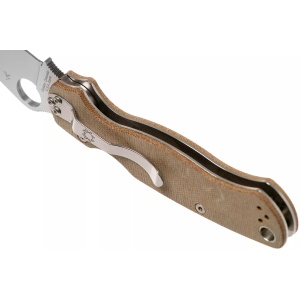 Briceag Para Military™ 2 CPM CRU-WEAR Micarta, Spyderco - Img 4