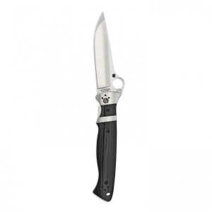 Briceag Vallotton Sub-Hilt™ G-10 Black, Spyderco - Img 2