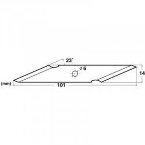 BVS-11P Lama inox pentru cutter utilitar, NT Cutter - Img 7