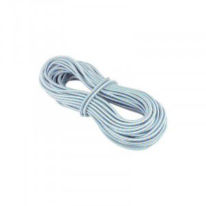 Cordelină elastică poliamidă Ø5mm x 20m, albastru/verde - Img 2