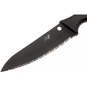 Cutit Aqua Salt™ FRN negru / lama neagra, Spyderco - Img 3