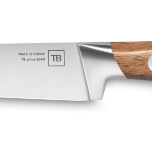 Cutit chef/bucatar 9 cm, Georges maner lemn nuc - TB Groupe - Img 3