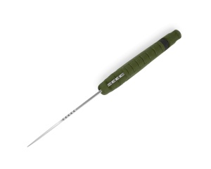 Cutit de vanatoare Buck 658 Pursuit Small 0658GRS-B, lama 8.3 cm, otel 420HC, maner cauciuc verde, teaca inclusa - Img 3