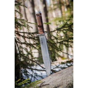 Cutit Fallkniven NL1L Frej Lam. VG10 Satin Finish Lama 250 mm Otel Laminat VG10 Maner Piele - Img 20