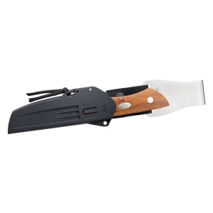 Cutit Fallkniven TH1 Taiga Hunter, lama Laminated CoS, maner Desert Ironwood, lama 90 mm - Img 12