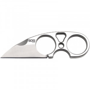 Cutit neck knife SOG Snarl, otel 9Cr18MoV, lama Sheepsfoot 58 mm - Img 2