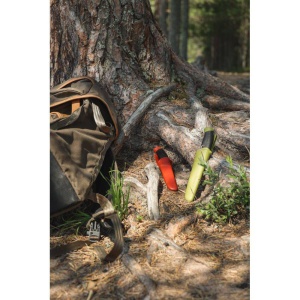 Cutit outdoor Morakniv Companion S Olive Green, otel inoxidabil 12C27, teaca inclusa - Img 4