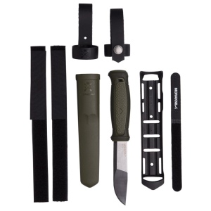 Cutit outdoor Morakniv Kansbol Multi-Mount Green, otel inoxidabil 12C27, compatibil amnar, sistem de prindere MOLLE Multi-Mount - Img 11