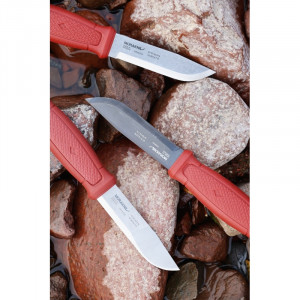 Cutit outdoor Morakniv Kansbol S Dala Red, oțel inoxidabil 12C27, compatibil amnar, teaca inclusa - Img 7