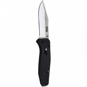 Cutit pliabil SOG Flare FLA1001-CP, lama Clip Point 8Cr13MoV Satin, deschidere asistata S.A.T., Arc Lock, maner GRN, EDC - Img 7
