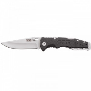 Cutit pliabil SOG Salute Mini Bead Blasted FF1001-CP, lama 8Cr13MoV, Lockback, maner G10, EDC Tactical Folder - Img 2