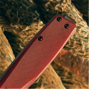Cutit pliabil SOG Terminus XR G10 Crimson, lama D2 Black TiNi, XR Lock, maner G10 rosu, Flipper EDC - Img 15